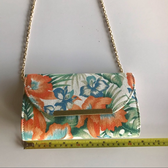 MMS Design Studio tropical Fabric Clutch Purse - Picture 11 of 12